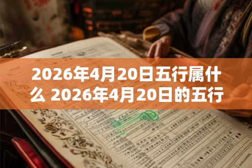 2026年4月20日五行属什么 2026年4月20日的五行属于哪个