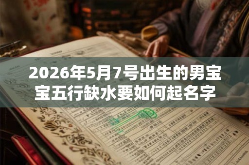 2026年5月7号出生的男宝宝五行缺水要如何起名字 2026年5月7号出生的男宝宝五行缺水要如何起名字