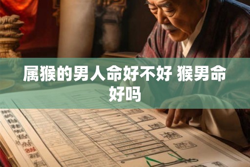 属猴的男人命好不好 猴男命好吗