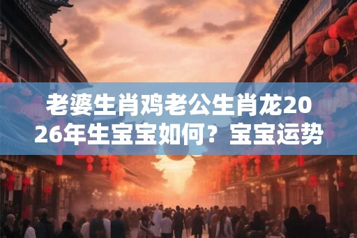老婆生肖鸡老公生肖龙2026年生宝宝如何？宝宝运势如何？