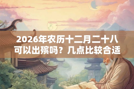2026年农历十二月二十八可以出殡吗？几点比较合适？