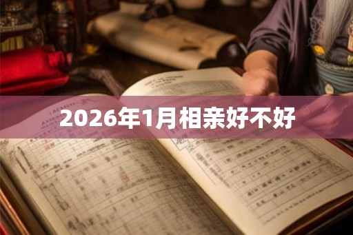 2026年1月相亲好不好