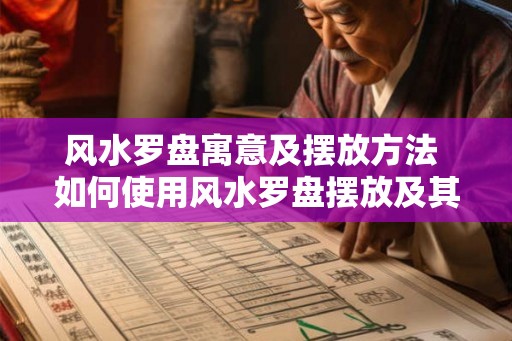 风水罗盘寓意及摆放方法 如何使用风水罗盘摆放及其寓意