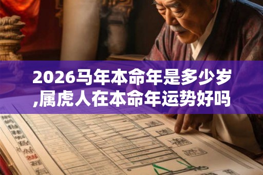 2026马年本命年是多少岁,属虎人在本命年运势好吗