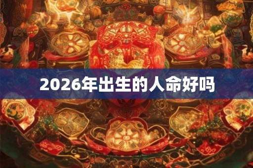 2026年出生的人命好吗
