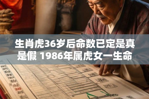 生肖虎36岁后命数已定是真是假 1986年属虎女一生命运