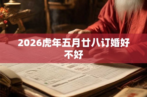 2026虎年五月廿八订婚好不好