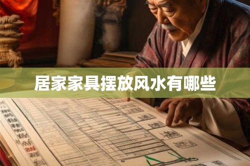 居家家具摆放风水有哪些 居家家具摆放风水有哪些