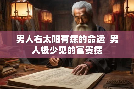 男人右太阳有痣的命运 男人极少见的富贵痣 男人右太阳有痣的命运 男人极少见的富贵痣
