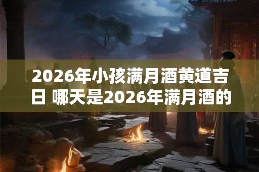 2026年小孩满月酒黄道吉日 哪天是2026年满月酒的黄道吉日