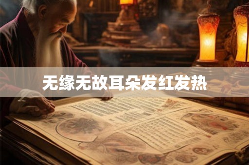 无缘无故耳朵发红发热