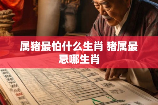 属猪最怕什么生肖 猪属最忌哪生肖 属猪最怕什么生肖 猪属最忌哪生肖