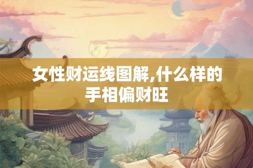 女性财运线图解,什么样的手相偏财旺