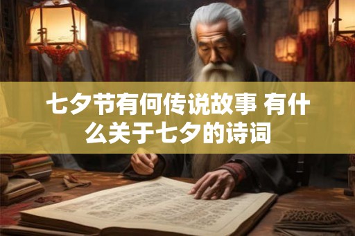 七夕节有何传说故事 有什么关于七夕的诗词