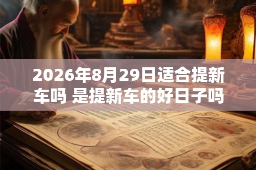 2026年8月29日适合提新车吗 是提新车的好日子吗