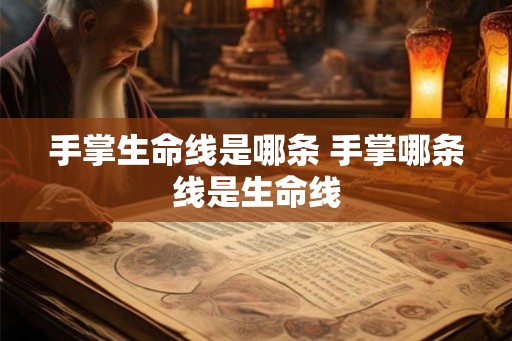 手掌生命线是哪条 手掌哪条线是生命线 手掌生命线是哪条 手掌哪条线是生命线