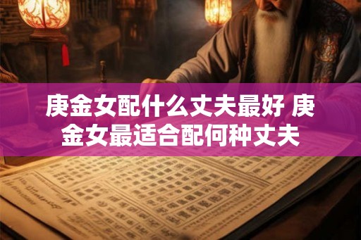 庚金女配什么丈夫最好 庚金女最适合配何种丈夫