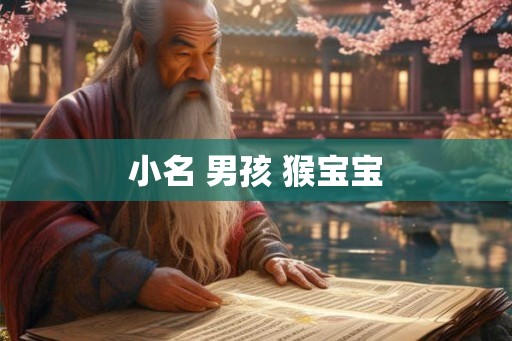 小名 男孩 猴宝宝