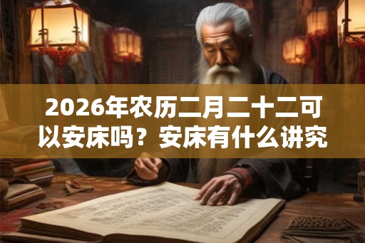 2026年农历二月二十二可以安床吗？安床有什么讲究？