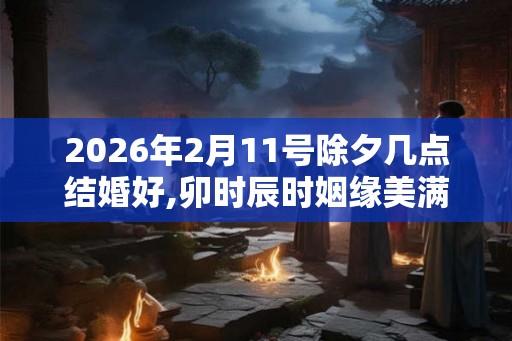 2026年2月11号除夕几点结婚好,卯时辰时姻缘美满 2026年2月11号除夕几点结婚好,卯时辰时姻缘美满