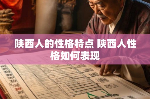 陕西人的性格特点 陕西人性格如何表现 陕西人的性格特点 陕西人性格如何表现