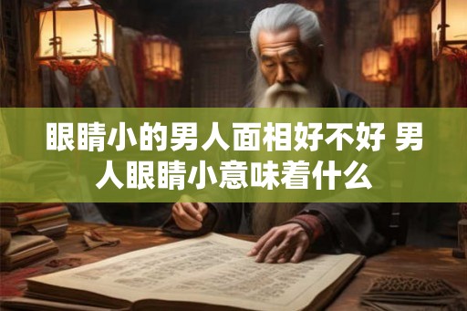 眼睛小的男人面相好不好 男人眼睛小意味着什么