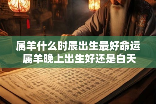 属羊什么时辰出生最好命运 属羊晚上出生好还是白天好