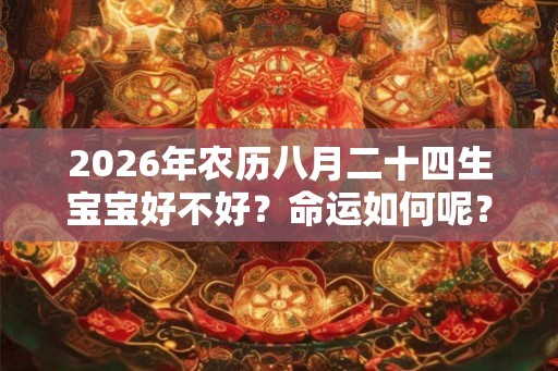 2026年农历八月二十四生宝宝好不好?命运如何呢? 2026年农历八月二十四生宝宝好不好?命运如何呢?