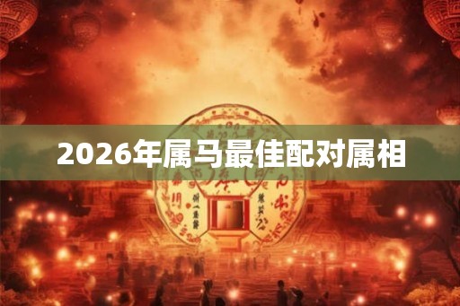 2026年属马最佳配对属相
