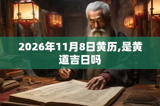 2026年11月8日黄历,是黄道吉日吗