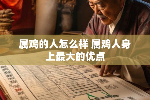 属鸡的人怎么样 属鸡人身上最大的优点