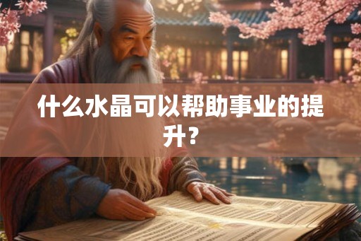 什么水晶可以帮助事业的提升？