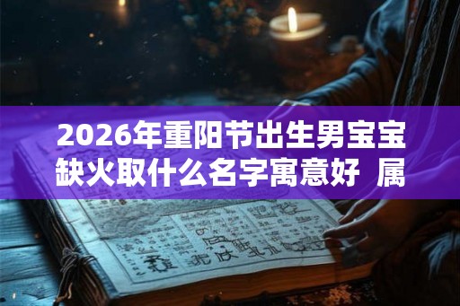 2026年重阳节出生男宝宝缺火取什么名字寓意好  属火宝宝名字推荐
