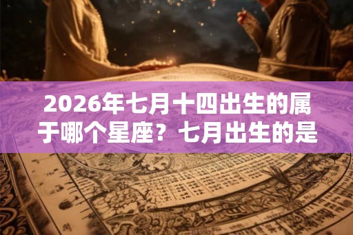 2026年七月十四出生的属于哪个星座？七月出生的是什么星座