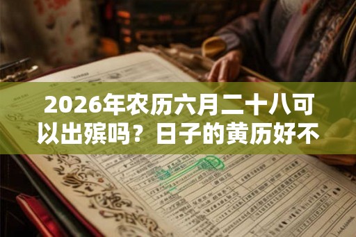 2026年农历六月二十八可以出殡吗？日子的黄历好不好？