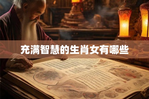 充满智慧的生肖女有哪些