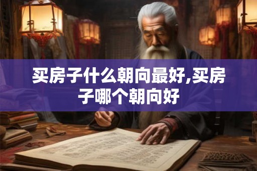 买房子什么朝向最好,买房子哪个朝向好
