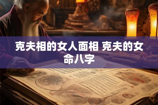 克夫相的女人面相 克夫的女命八字