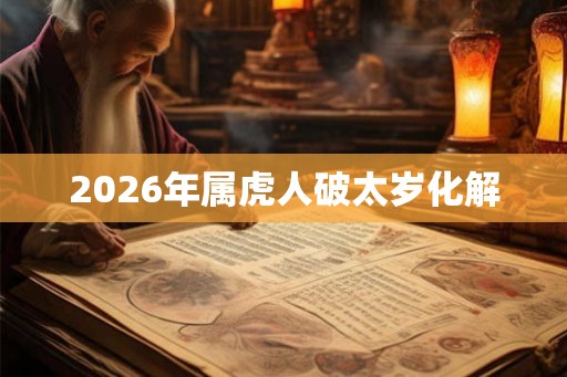 2026年属虎人破太岁化解