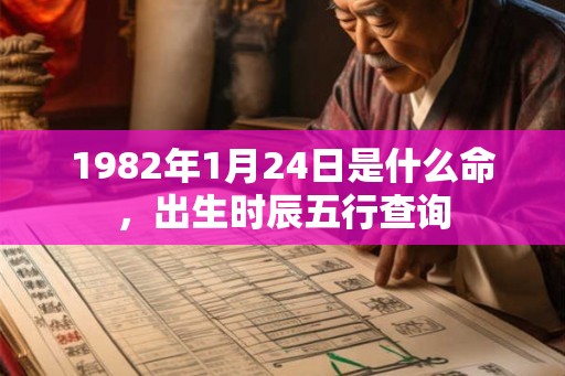 1982年1月24日是什么命，出生时辰五行查询