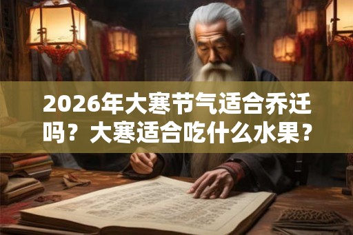 2026年大寒节气适合乔迁吗？大寒适合吃什么水果？