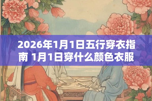 2026年1月1日五行穿衣指南 1月1日穿什么颜色衣服