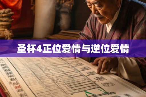 圣杯4正位爱情与逆位爱情