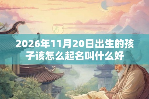 2026年11月20日出生的孩子该怎么起名叫什么好