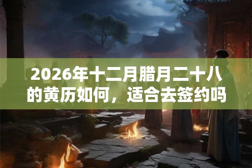 2026年十二月腊月二十八的黄历如何，适合去签约吗？