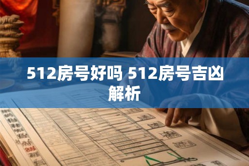 512房号好吗 512房号吉凶解析