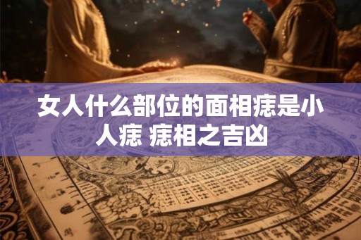 女人什么部位的面相痣是小人痣 痣相之吉凶