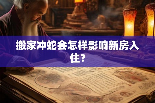 搬家冲蛇会怎样影响新房入住？