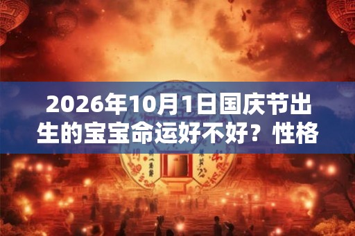 2026年10月1日国庆节出生的宝宝命运好不好？性格如何？