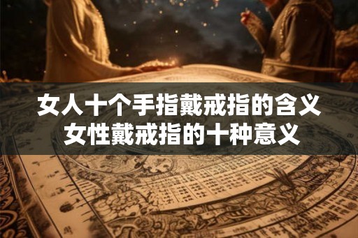 女人十个手指戴戒指的含义 女性戴戒指的十种意义